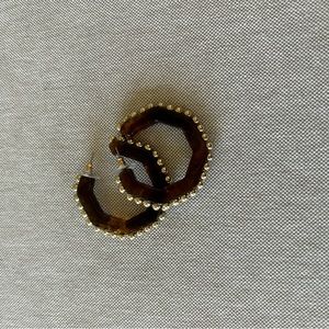 Leopard and Gold Hoops